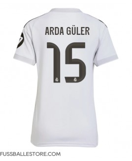 Günstige Real Madrid Arda Guler #15 Heimtrikot Damen 2025-26 Kurzarm